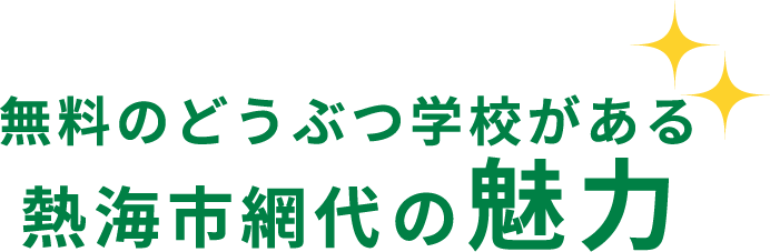 熱海市網代の 魅力